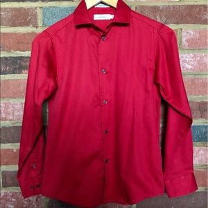 NWOT Boys Calvin Klein Button Down Shirt - 12